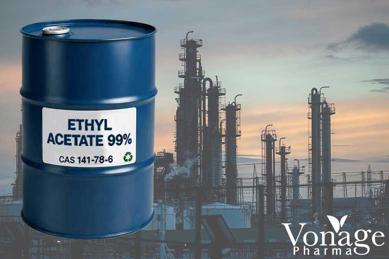 Ethyl Acetate 99% for Cosmetics & Pharma