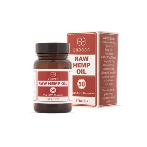 50mg Raw CBD Capsules