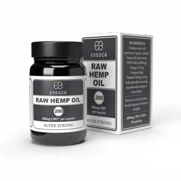 200mg Raw CBD Capsules