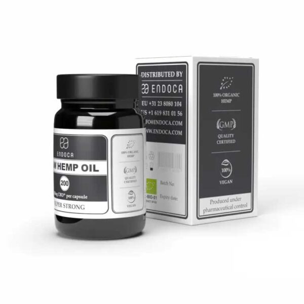 200mg Raw CBD Capsules – Extra Strength Full Spectrum Hemp Capsules - Image 5